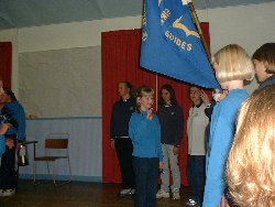 Saluting the Flag